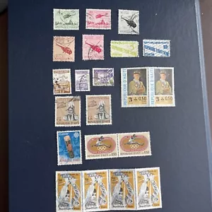 HAITI 1955-1986 Air Tax And Various 13 Stamps, 2 Blocks Of 2,1 Block Of 4, - Picture 1 of 8