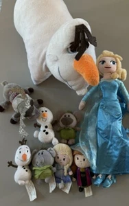 Disney Frozen Plush Collection Olaf Elsa Anna Troll Sven Mini-Large - Picture 1 of 9