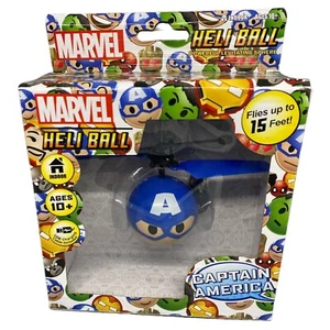 CAPTAIN AMERICA Marvel Heli Ball Powerful Levitating Sphere USB Flies up to 15ft - Picture 1 of 5