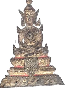 Rattanakosin cast bronze seated Buddha - Picture 1 of 4
