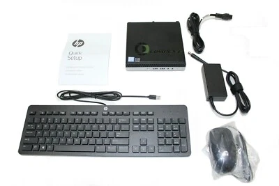 HP ProDesk 600 G4 DM Core I3-8100T 3.1GHz HDD 500Gb RAM 4Gb 4HG95UT#ABA - Image 1 of 4