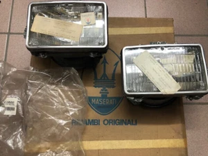 Maserati Biturbo Headlights OEM NOS part# 330910901 perfect condition rare - Picture 1 of 8