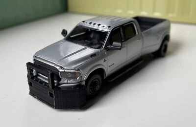 2X 3D Printed Add-On Push Bumper for 1/64 Greenlight Dodge Ram 3500 Dually 2021 - Image 1 of 4