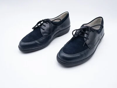 Christian Dietz Scarpe Stringate Donna In Pelle Blu Taglia 39 EU Art. 2406-30 - Immagine 1 di 2