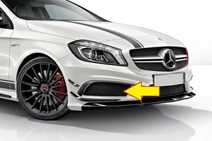 NEW GENUINE MERCEDES BENZ MB A W176 AMG FRONT BUMPER LOWER INNER GRILLE PAIR - Picture 1 of 7