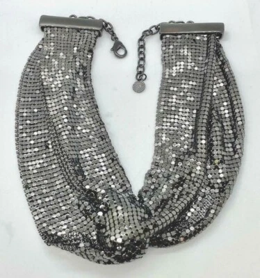 HSN R.J. Graziano Shine in Chic Mesh Knot 18" Necklace Gray - Image 1 of 4