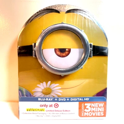 MINIONS (2015) Limited Deluxe Edition Blu-Ray+DVD - Animation Comedy Adventure - Image 1 of 4