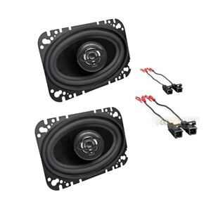 Cerwin Vega XED46 4x6" 250W dash speakers + Harness for 1988-1994 Buick Regal
