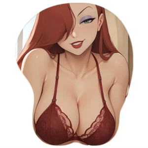 Jessica Rabbit 3D Boobs Mouse Pad Anime Ergonomic - Picture 1 of 1