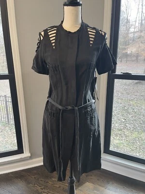 NWT Black Edun Dress SZ S - Imagem 1 de 4