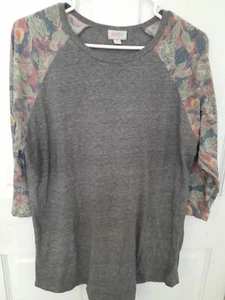 Womens LulaRoe Long Sleeved Tee Shirt  Size XL Good Preowned Condition - Picture 1 of 4