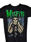 MISFITS - SKULL MIDDLE FINGER UP - NEW Band Merch Black T-shirt