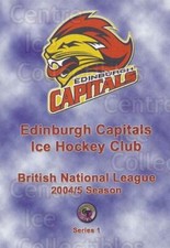 2004-05 UK British Elite Edinburgh Capitals #18 Checklist