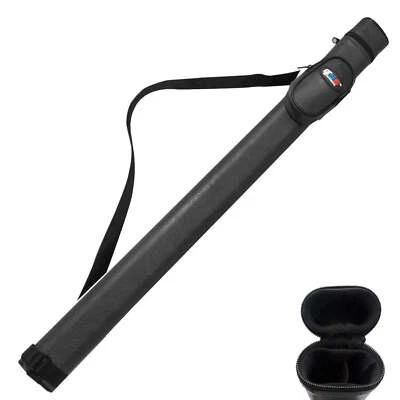 GSE 1x1 Hard Billiard Pool Cue Case Holds 1 Butts/1 Shafts (5 Colors Available)