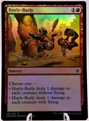 Hurly-Burly 165/221 Foil Conspiracy Take the Crown CN2 MTG NM - Image 1 of 2