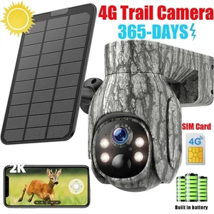 Campark 2K 4G LTE Cellular Solar PTZ Trail Camera  Security Camera SIM Card US - Picture 1 of 14