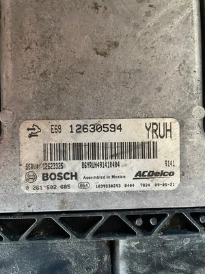 Computadora de motor Traverse Acadia Enclave 2009 fabricante de equipos originales ECU 12630594 Foto 1 de 3