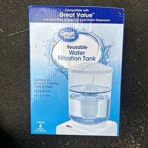Tanque de filtración de agua reutilizable para dispensador de agua de carga superior. - Imagen 1 de 3