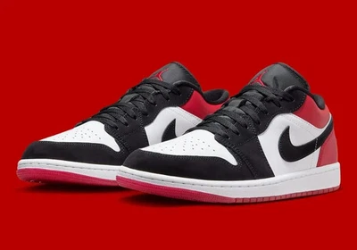 Nike Air Jordan 1 Low SE Shoes White Black Varsity Red IB8971-106 Mens Size 10.5 - Image 1 of 4