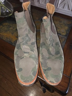NUEVA REPUBLIC MARK MCNARY Bota de Gamuza Camuflaje para Hombre Talla 9.5 Foto 1 de 4