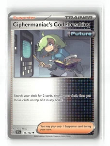 Ciphermaniac's Codebreaking Uncommon SV05: Temporal Forces 145/162 NM - Picture 1 of 2