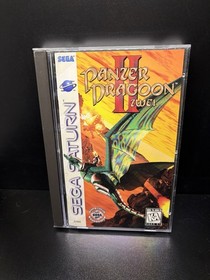 Panzer Dragoon 2 II Zwei - COMPLETE IN BOX + REG CARD & MANUAL CIB - Sega Saturn