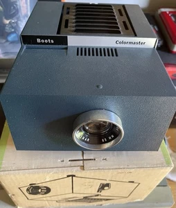 Boots Colormaster 2" x 2" Vintage Slide Projector~ UNTESTED - Picture 1 of 6