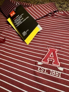 Polo uomo nuova con etichette University Alabama GOLF Under Armour HeatGear sciolta MEDIA - Foto 1 di 17
