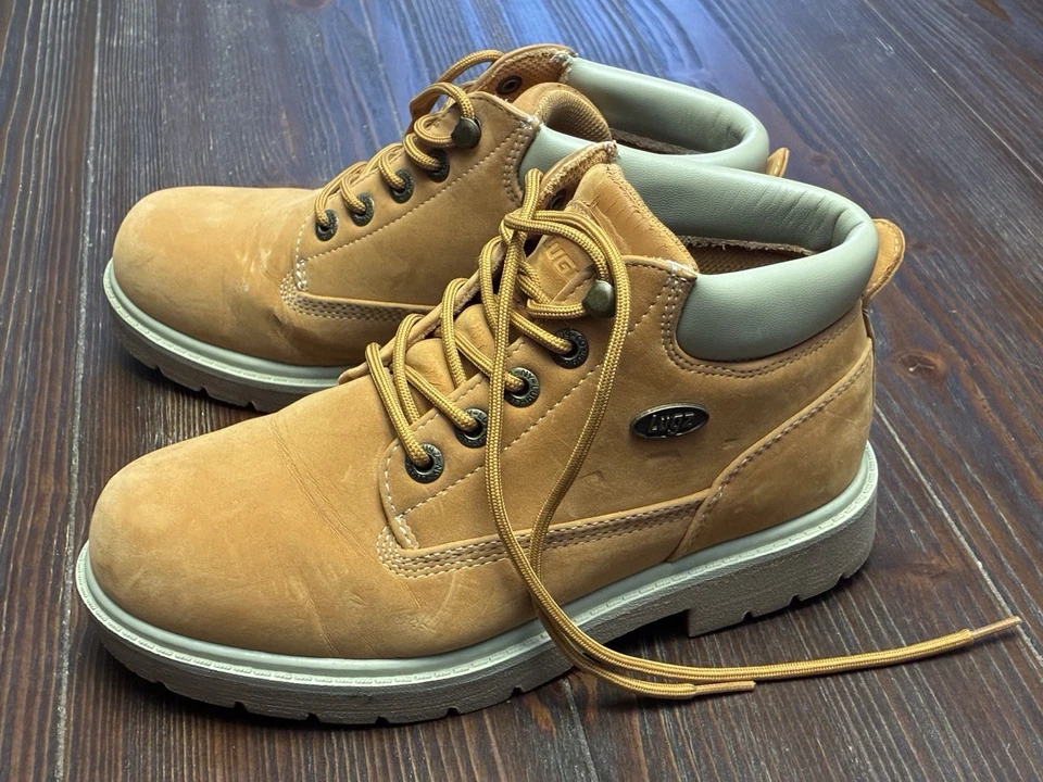 Lugz Women's Ankle Hiking Boots Logger Camping Tan Suede, Size 7 - Image 1 of 4