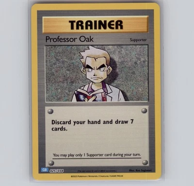 Professor Oak (CLB) Classic Collection Trading Card Game Classic 025/034 NM - Image 1 of 2