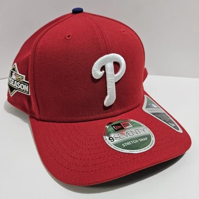 NEW Philadelphia Phillies New Era 2025 Postseason 9SEVENTY Stretch Snapback Hat - Image 1 of 4
