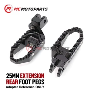 For Honda CTX700N 2014-2017 1in. Lowering Passenger Rear Wide Touring Foot Pegs - Picture 1 of 9