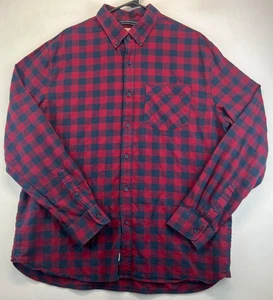 Boston Traders Flanellhemd - Herren XL - rot & blau kariert Print (4044) - Bild 1 von 12