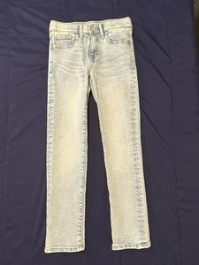Old Navy Karate Jeans Kids Size 10 Light Denim Adjustable Waist - Picture 1 of 7