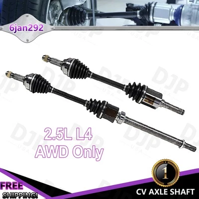 Par de ejes delanteros L y R CV para Nissan Rogue 2008-13 2014-15 Rogue Select AWD Foto 1 de 4