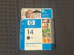 Oryginalny atrament do drukarki HP 14 czarny C5011DN OEM nowy fabrycznie zapieczętowany - Zdjęcie 1 z 3