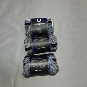 Closemate Mens Sport Ankle Socks 3 Pairs Low Cut Cotton Large Multicolor Nwot - Picture 1 of 4