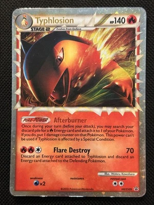 2010 Pokemon TCG Typhlosion (Prime) HGSS09 Hgss Black Star Promo Card Holo HP - Image 1 of 4