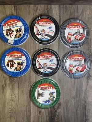 Zuru Mayka Toy Block Tape 2M/6.5 FT Lot Of 7 Blue Gray Black Green - Image 1 of 4