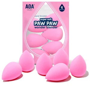 AOA Studio Collection makeup Sponge Set Latex Free and High-definition Set of 6 - Picture 1 of 8