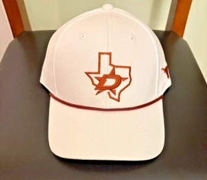 NEW DALLAS STARS UNIVERSITY OF TEXAS WHITE HAT CAP! LONGHORNS COLLEGE NIGHT SGA! - Picture 1 of 3