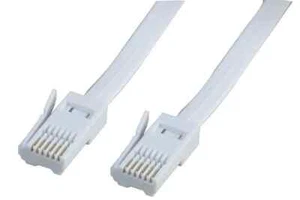 BT 431A Plug to Male Plug Telephone Cable Lead UK 1m Telecom - Picture 1 of 1