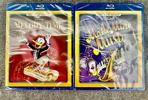 Melody Time & Make Mine Music Blu-Ray Disney Movie Club DMC Exclusive NEW - Picture 1 of 2
