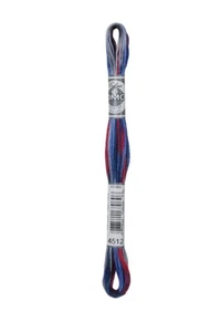 DMC COLORIS Mouline Embroidery Thread Floss #517-4512 8.7yds 6Strand 100% Cotton - Picture 1 of 5