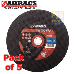5 x Abracs 300mm x 3,5mm 20mm Metall Trennscheiben Stihl Quick Cut Fit - Bild 1 von 2