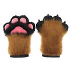Wolf Gloves Faux Mittens Winter Warm Bear Cosplays Costume Party