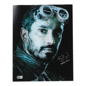 Riz Ahmed Signed (Beckett)"Star Wars" 11x14 Photo Inscribed "Bohdi Rook" - Bohdi - Picture 1 of 1