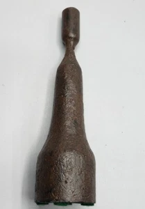 Hand Crafted Iron Candle Holders 8"  Set of 2 - Picture 1 of 2