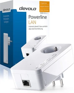 Devolo dLan 1200+ Einzeladapter 1200 Mbit/s Steckdose Powerline Powerlan LAN - Bild 1 von 4