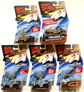 Hot Wheels ~ SPEED RACER ~2008~GRX-PULLBAX-GRAY GHOST INTERNATIONAL~Lot Of 4~VG- - Picture 1 of 23